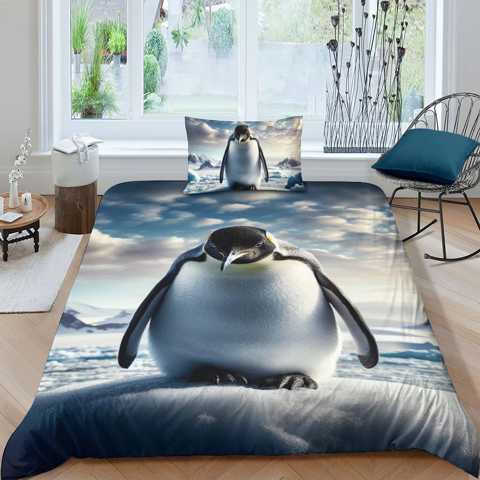 Housse de couette Penguins in The Arctic pour créer un cocon douillet dans la chambre enfant
