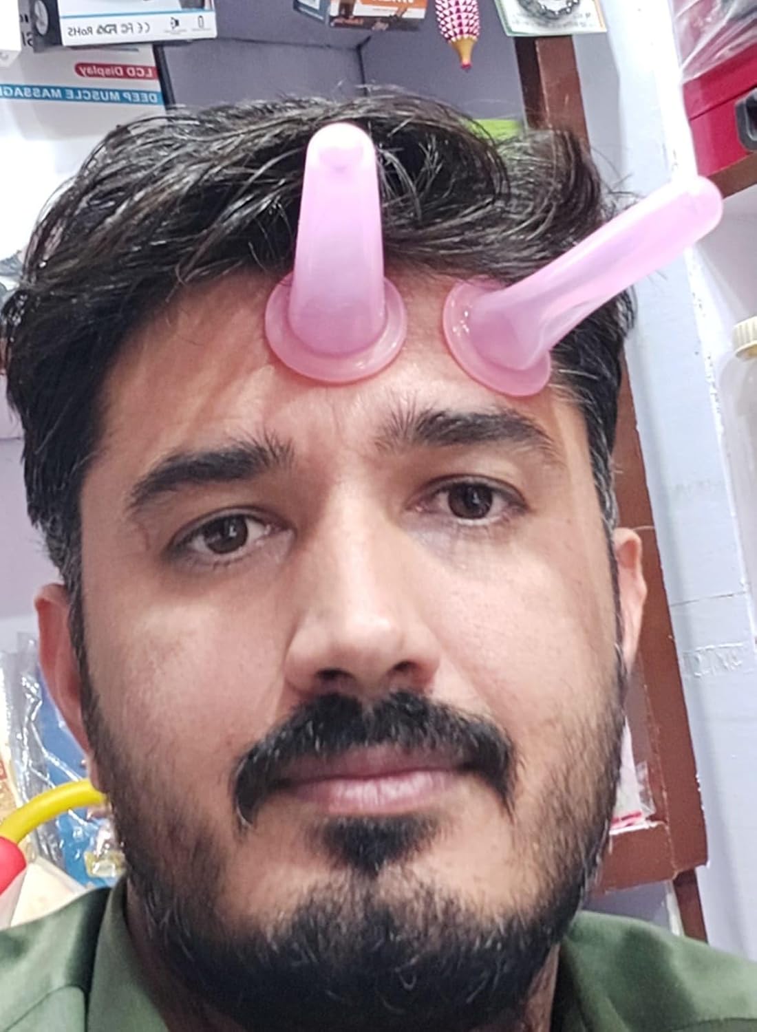 ACS MART Vacuum Cupping Set with 4 Cups for Face and Body Massage 5 71N3ic293fL. SL1500