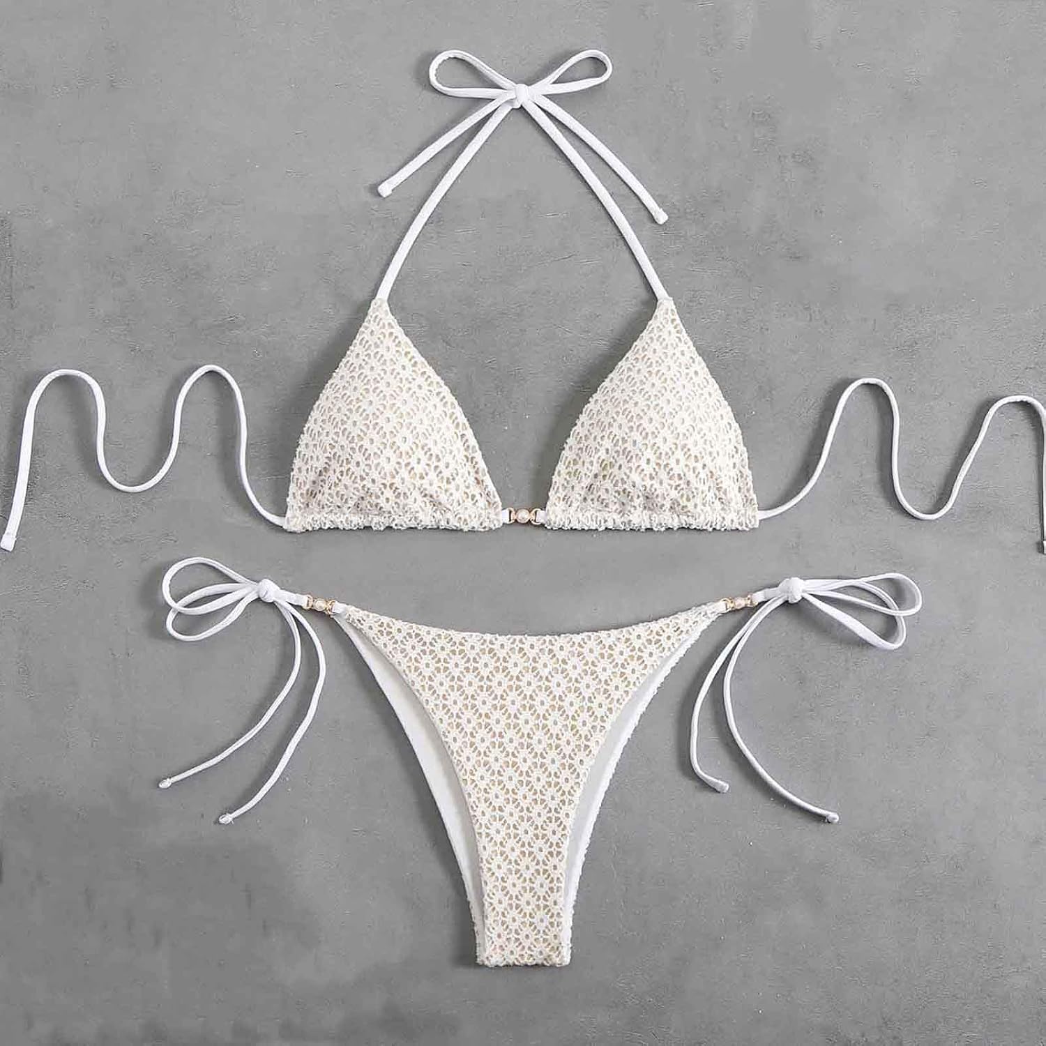 Women's Triangle Bikini Swimsuits Two Piece Bathing Suits Bikinis Thongs Sets Fashion 2025 New Summer Swimwear