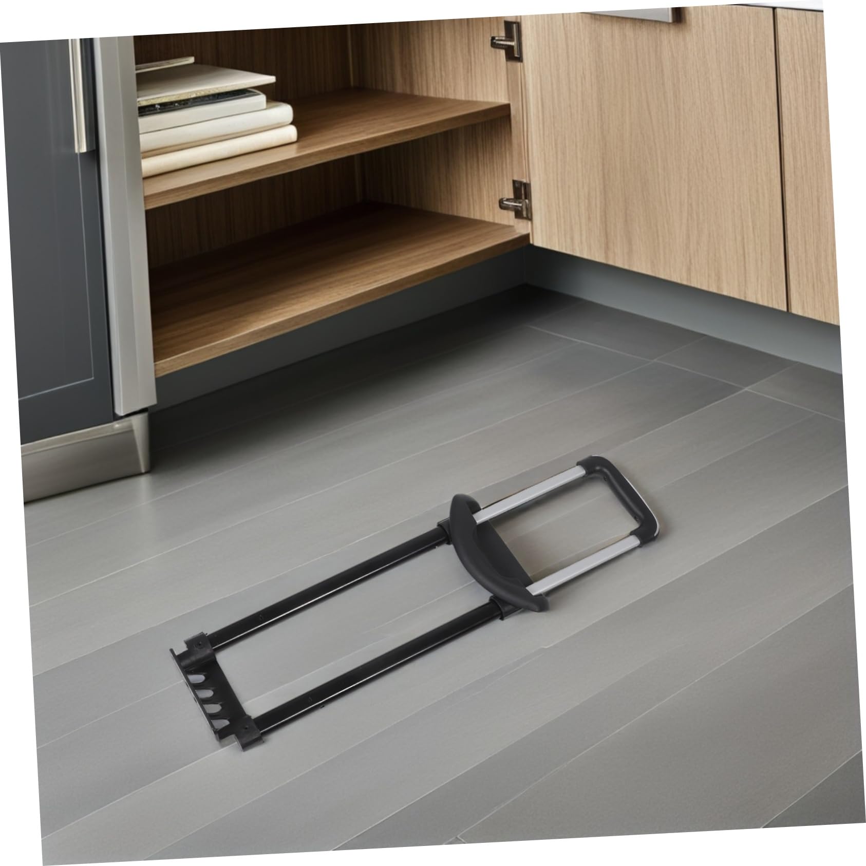 SHINEOFI Repuesto para Asa de Equipaje de Maleta de 20 Pulgadas 3 Secciones, Aluminio y Hierro, Fácil Instalación para Maletas y Maleteros Negros