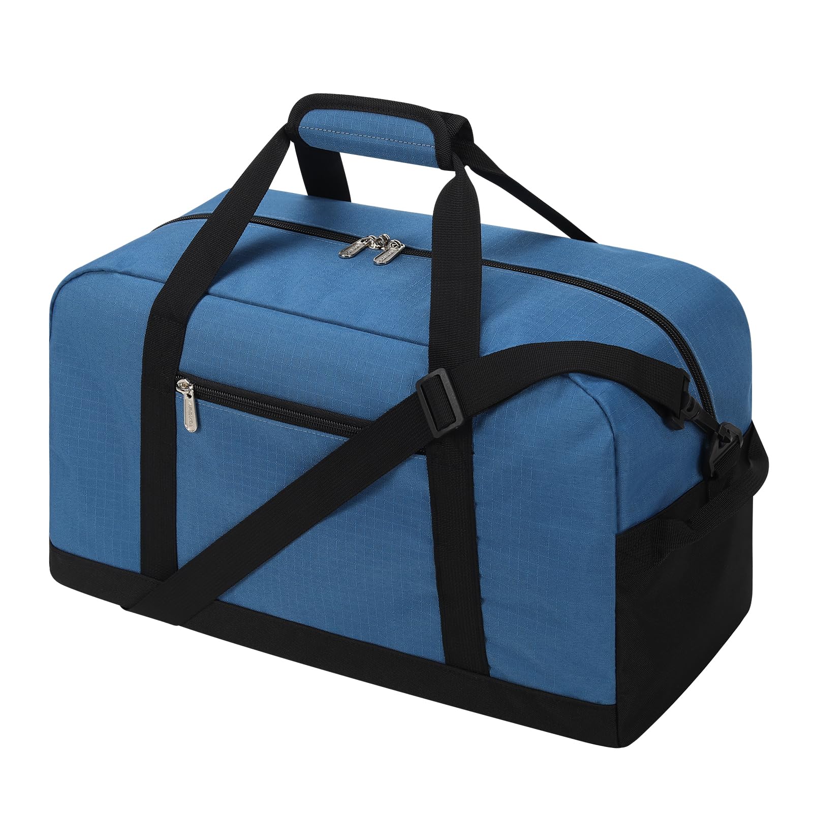 Small Gym Bag 18 inch Carry On Duffel Bag for Weekender Travel - Blue