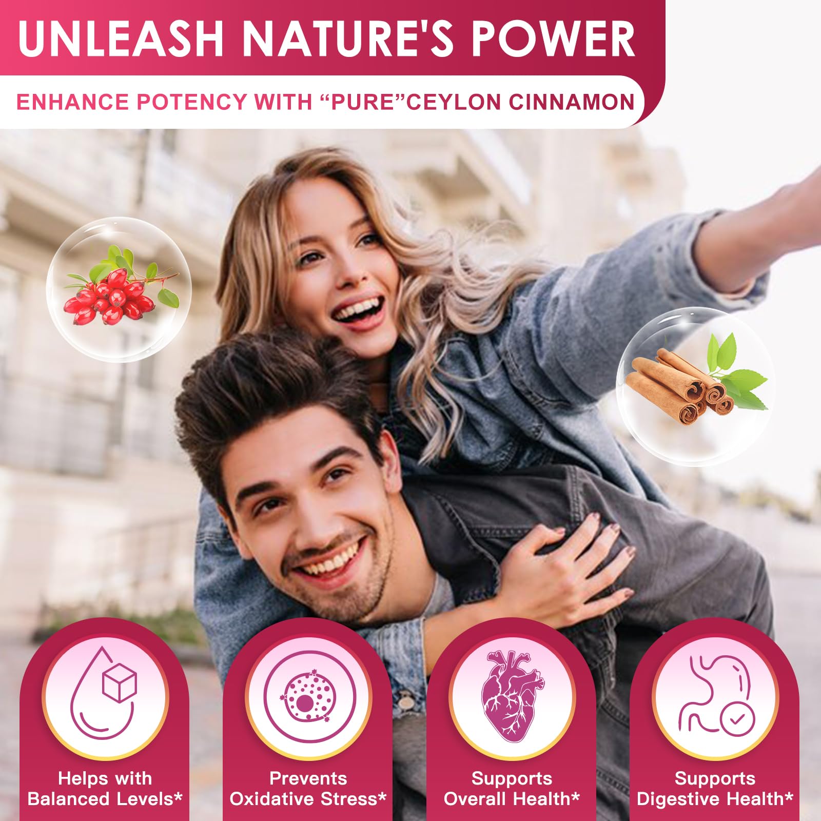 NATURE TARGET Berberine Supplement with Ceylon Cinnamon 1200mg, 120 Capsule — Amazon image 3
