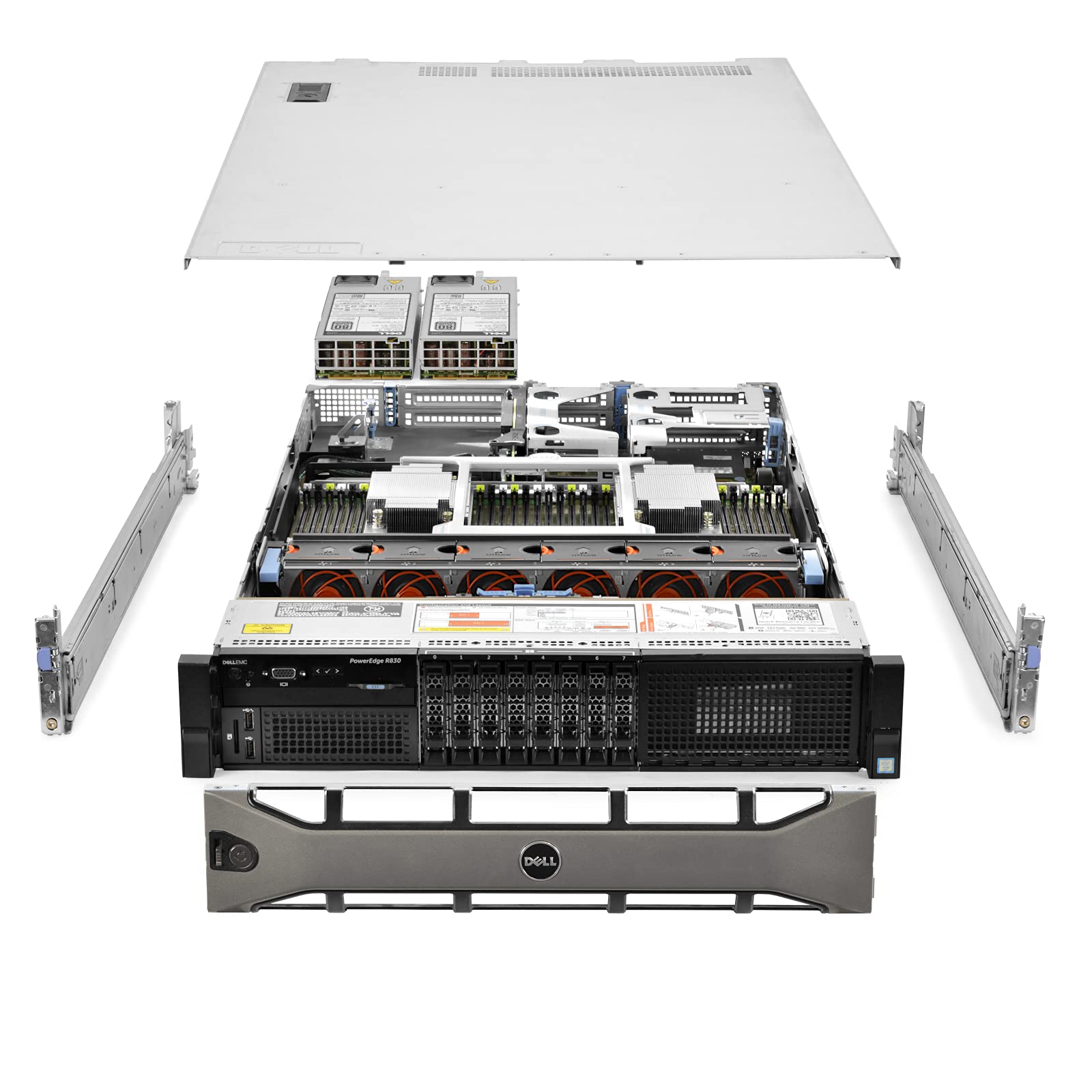Dell PowerEdge R830 Server 4X E5-4610v4 1.80Ghz 40-Core 128GB H730P Rails (Renewed)