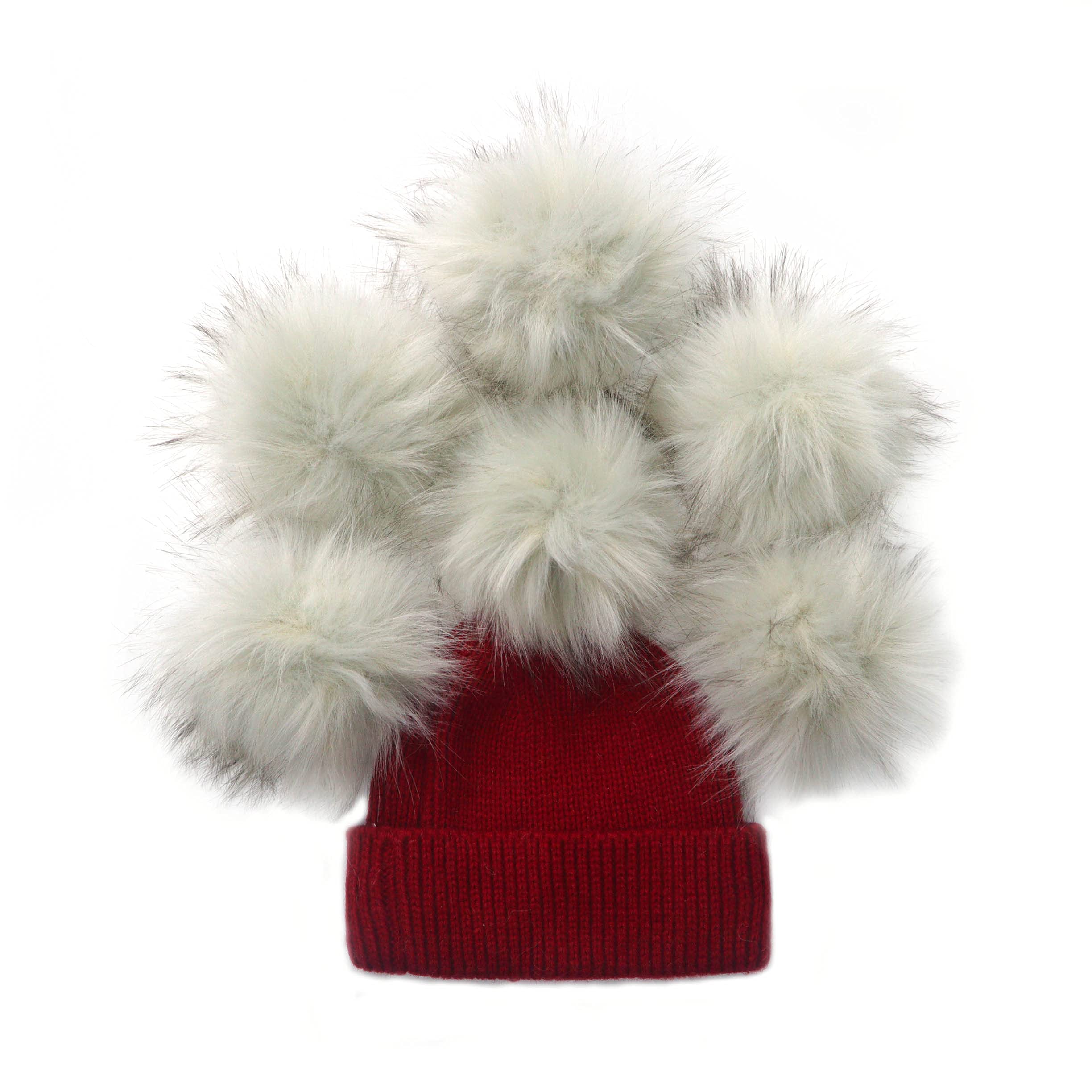 Pompons en fausse fourrure XL 15,2 cm couleur 3# pour loisirs créatifs et écharpes
