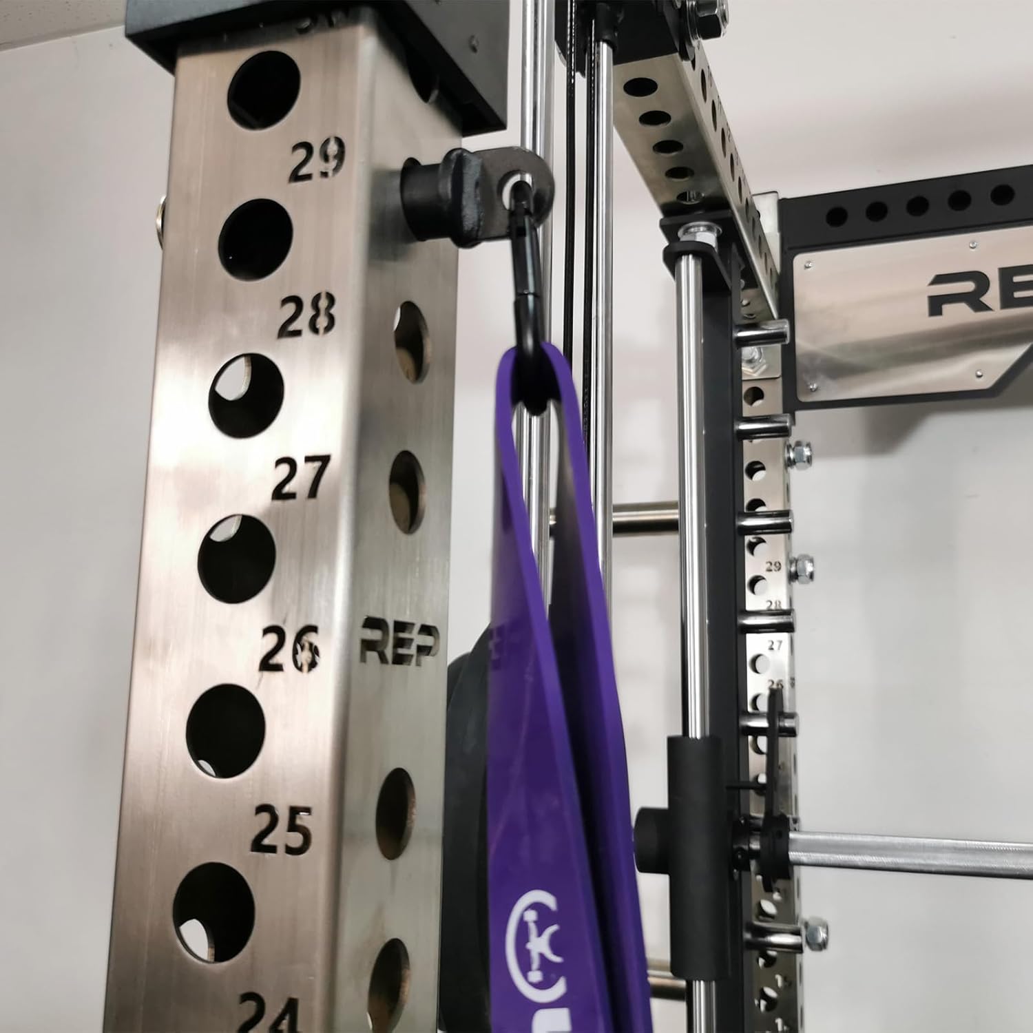 Power Cage Squat Rack Quick-Release Safety Pins Universal Gym Accessory Heavy-Duty Steel Fits 3x3 Rack with 1" Hole