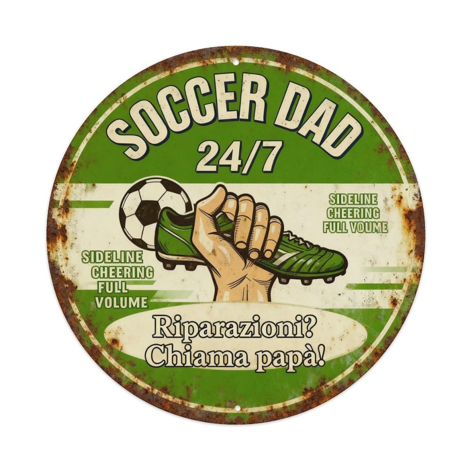 Soccer Dad 247 Metal Tin Sign Plaque