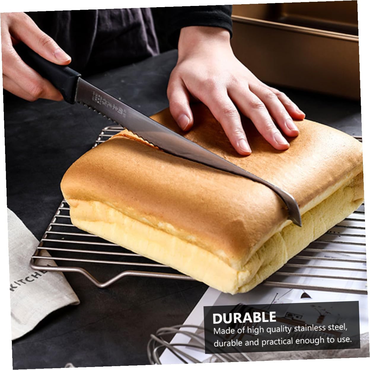 Uonlytech Moule à Gâteau Carré 23,5x23,5x8 Cm Acier Inoxydable Antiadhésif Plaque De Cuisson à Pâtisserie Cuisson Domestique Et Professionnelle