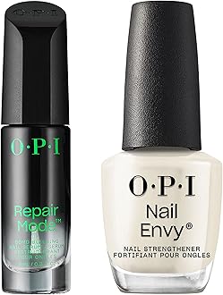 OPI Nail Repair and Strengthening Vegan Formula | Professional Nail Strengthener for Damaged Nails I Professional Nail Care Set