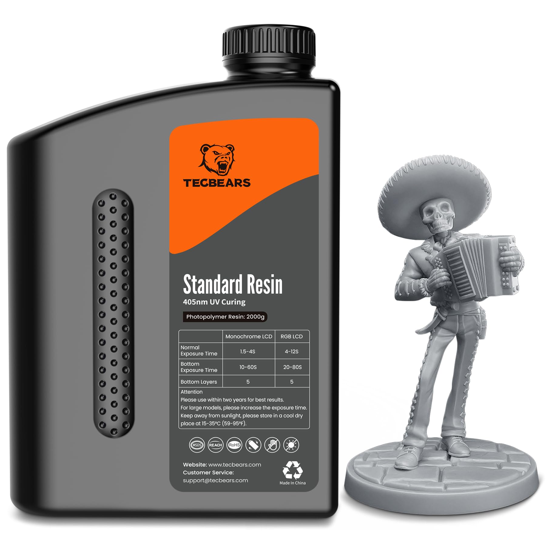 Resina Anycubic Standard UV 405 nm de 1 kg