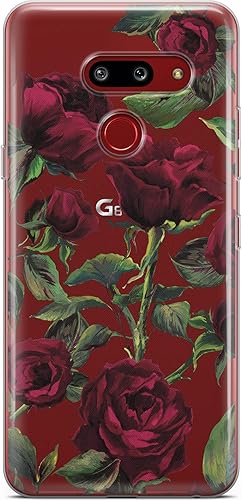 Miniatura 8 de Funda transparente para teléfono compatible con LG Stylo 6 5 4 K61 K51S K41S K30 K20 Q70 Q60 Maíz ligero cubierta floral de silicona para niñas,