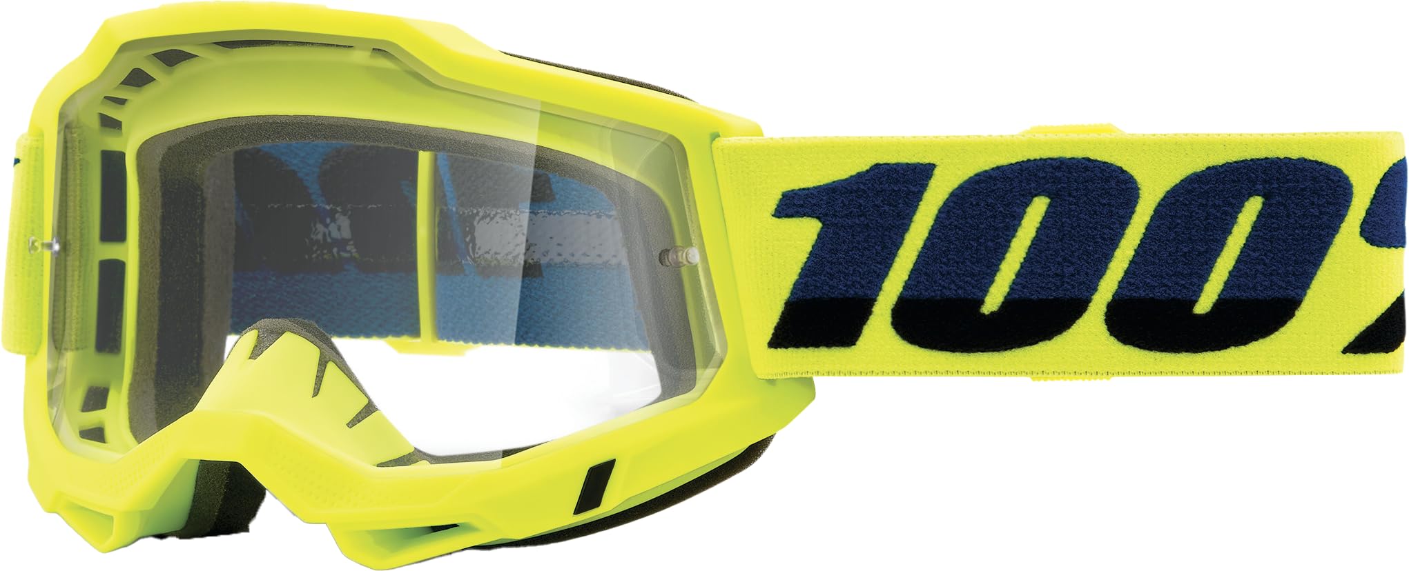 100% Desconocido Sport Brille Accuri 2 OTG Transparent 22, Gelb (Gelb), Unisex Adulto