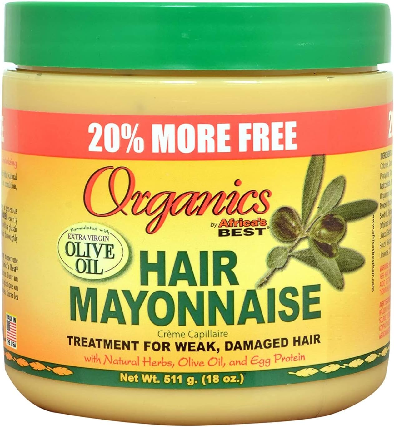 Organics Hair Mayonnaise, 511 ml Amazon.ae Beauty