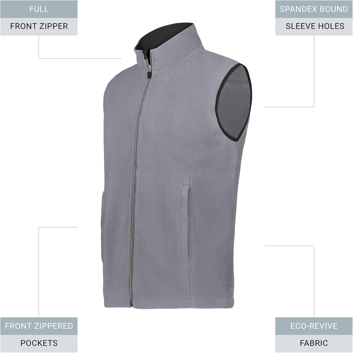 Augusta Sportswear Mens Augusta Sportswear Chill Fleece Vest 2.0 - Image 7