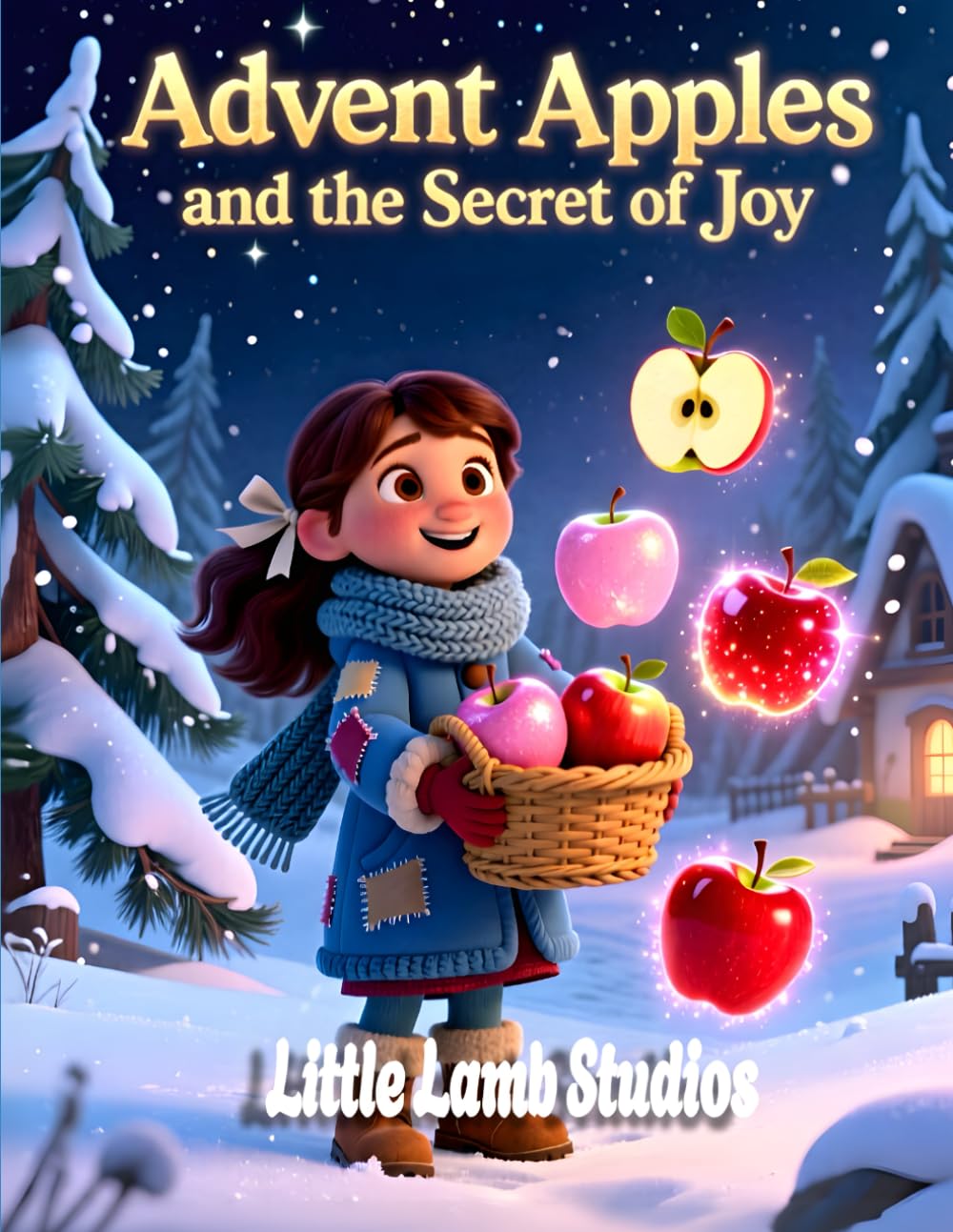 Advent Apples and the Secret of Joy: A Christian Christmas Story About Hope, Peace, Joy, and Love for Kids (Little Lamb Holiday Blessings Series)