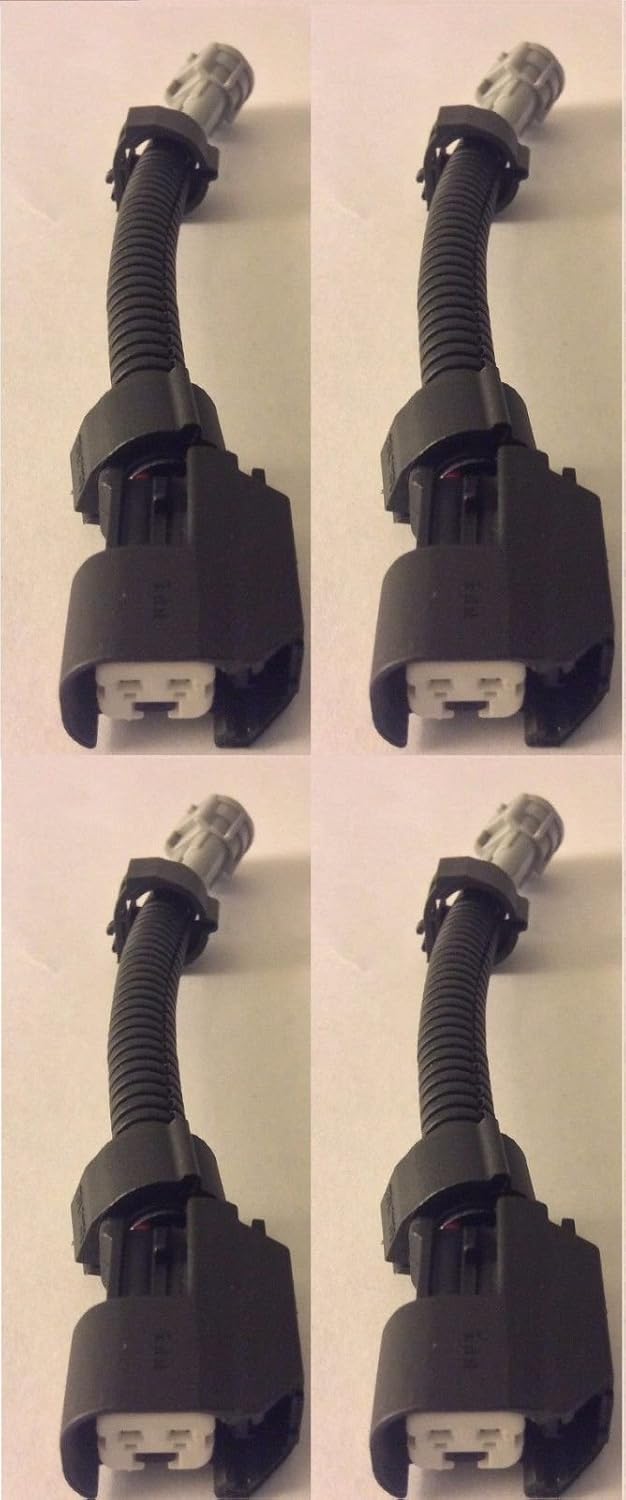 4x Wiring Harness for Ev6 ev14 to Nippon Style Fuel Injector