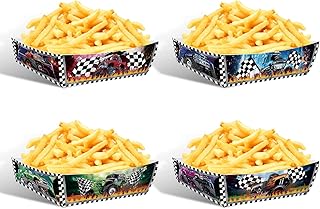 Monster Truck Birthday Party Supplies，Monster Truck Disposable，Monster Truck Party Favors，Monster Truck Serving Dishes，Monster Truck Party decorations，20pce
