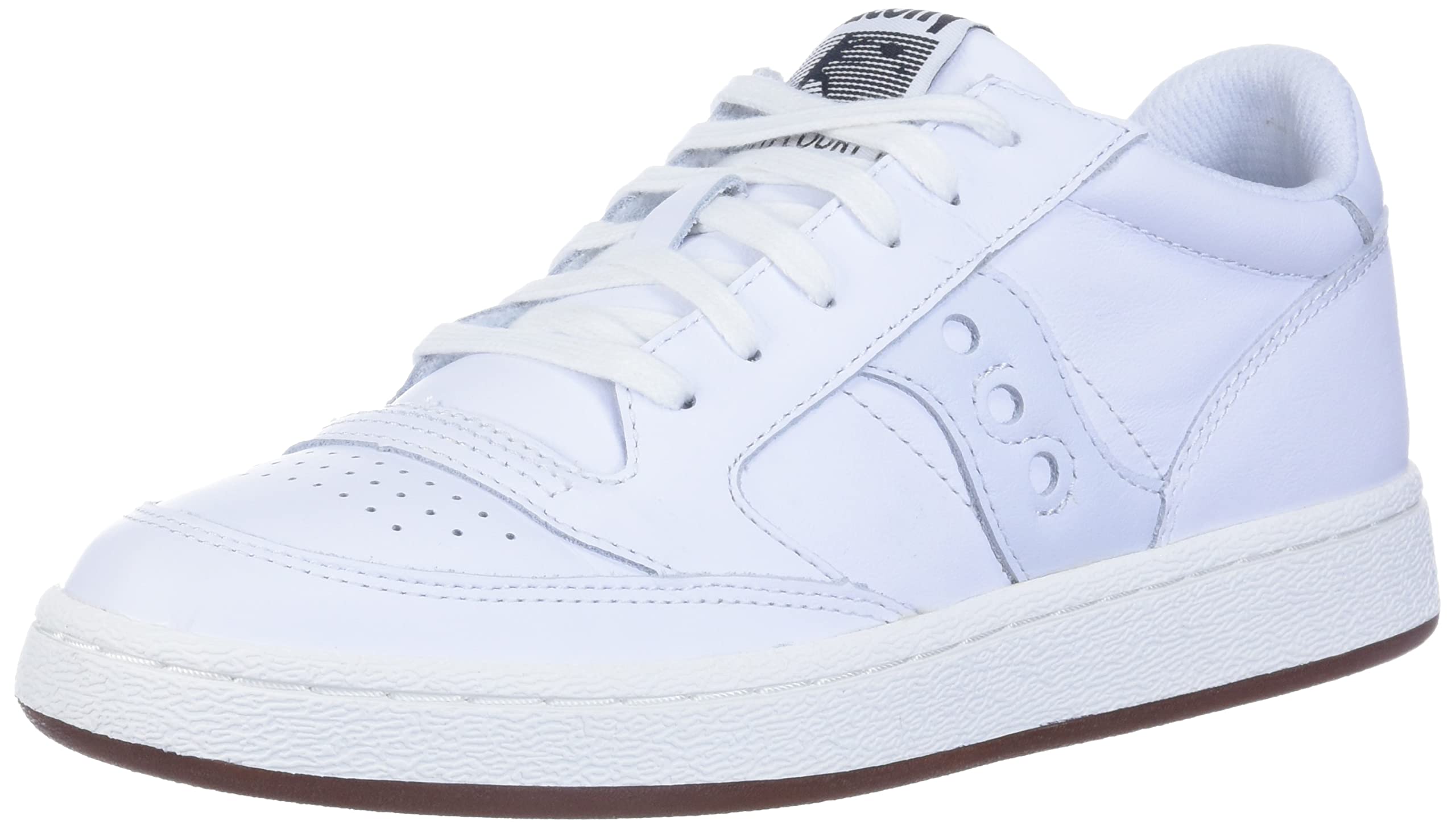 Saucony Unisex Jazz Court Basketball Shoe, White/White, 13 US Women