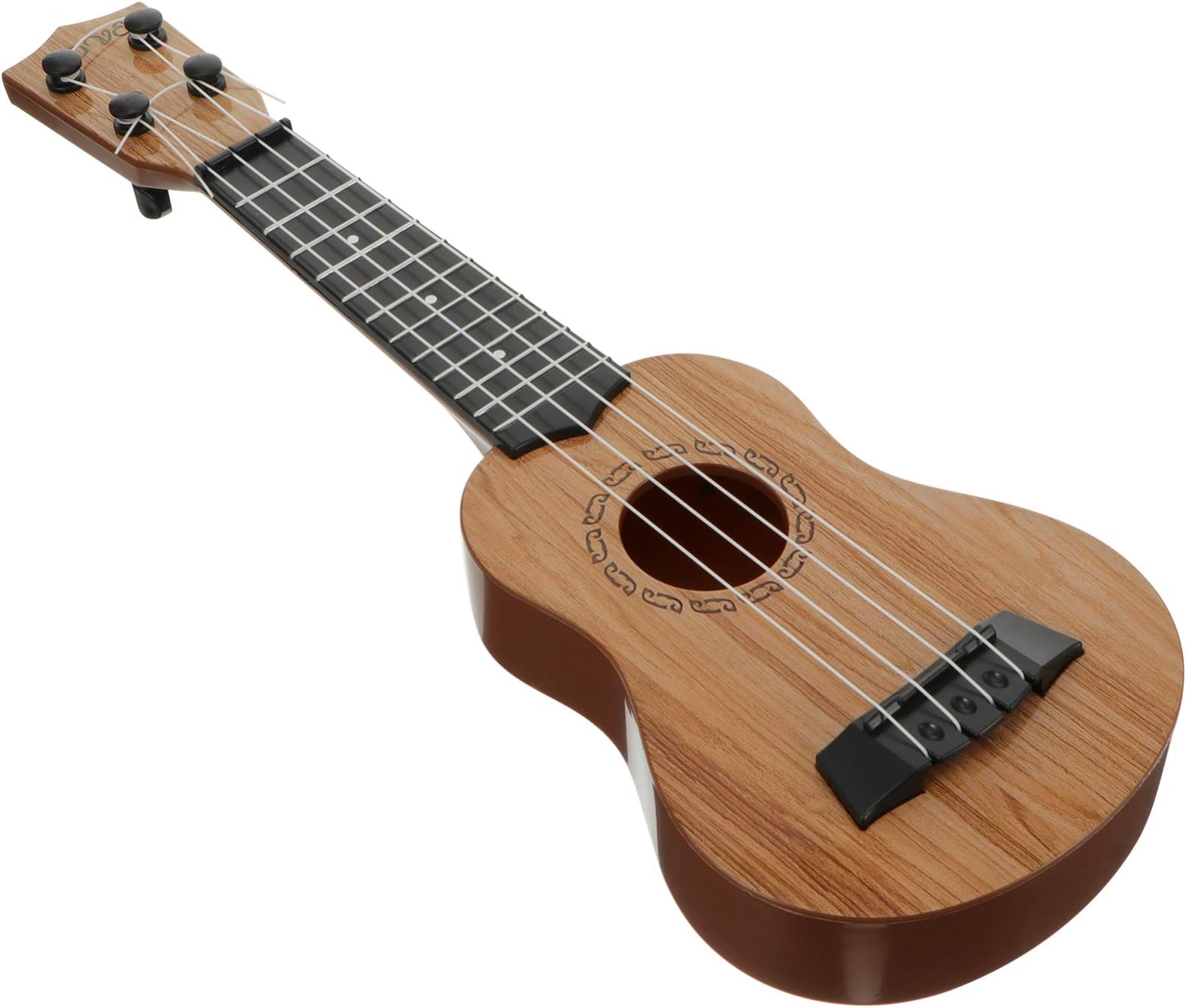MILISTEN Wooden Ukulele Small Guitar Plastic Ukulele Guitar Music Instrument for Kids Beginner 38cm Assorted Color
