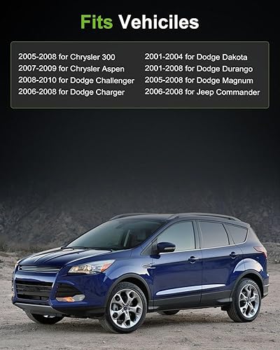 Miniatura 1037 de SCITOO Resistencia de motor de ventilador HVAC para 2008-2013 para Chrysler 300/2008-2016 para Town & Country/2008-2010 para Dodge Charger/2008-2018