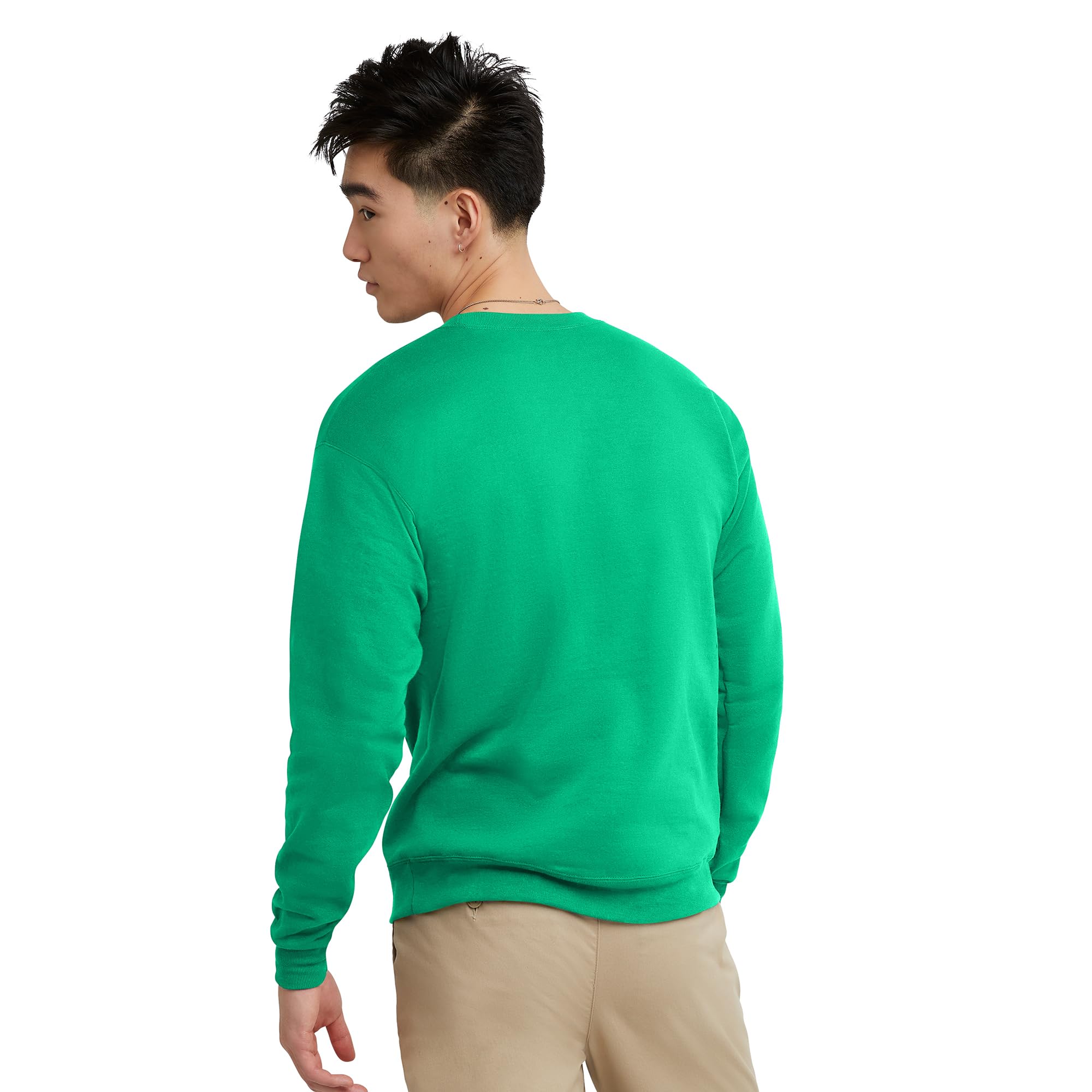 Hanes Men's Sweatshirt, EcoSmart Fleece Crewneck Sweatshirt, Big & Tall Available, 1 or 2-Pack
