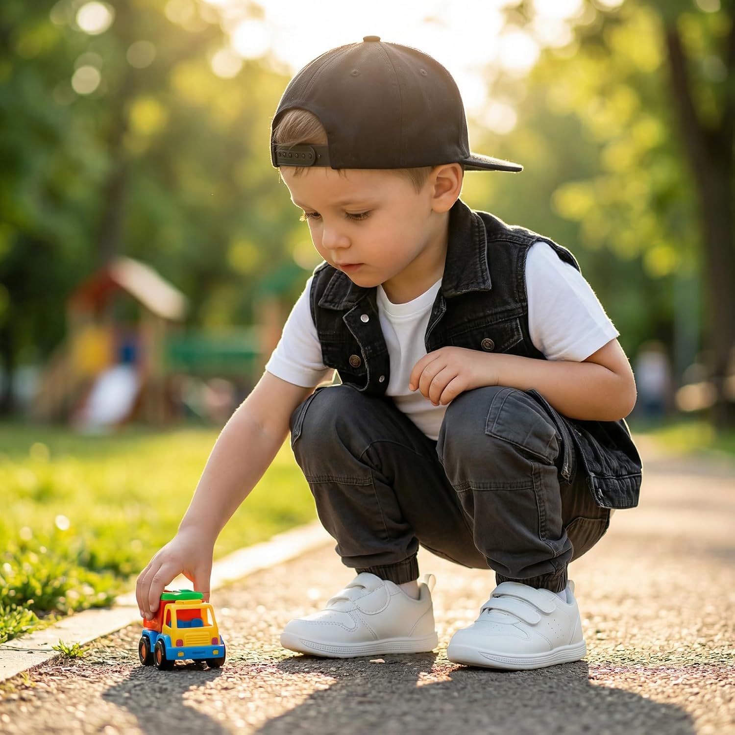 STQ Toddler Wide Toe Box Barefoot Shoes Boys Girls Kids Sneakers Non Slip Lightweight Zero Drop Comfortable Tennis Walking Running School Athletic Casual Indoor Outdoor - Image 9