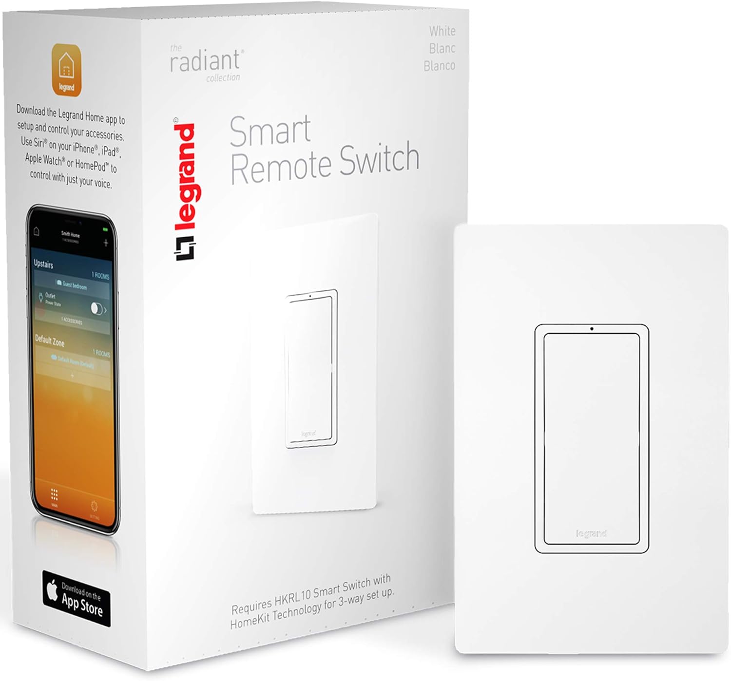 Legrand, Smart Light Switch, Apple Homekit, Remote Accessory, Quick