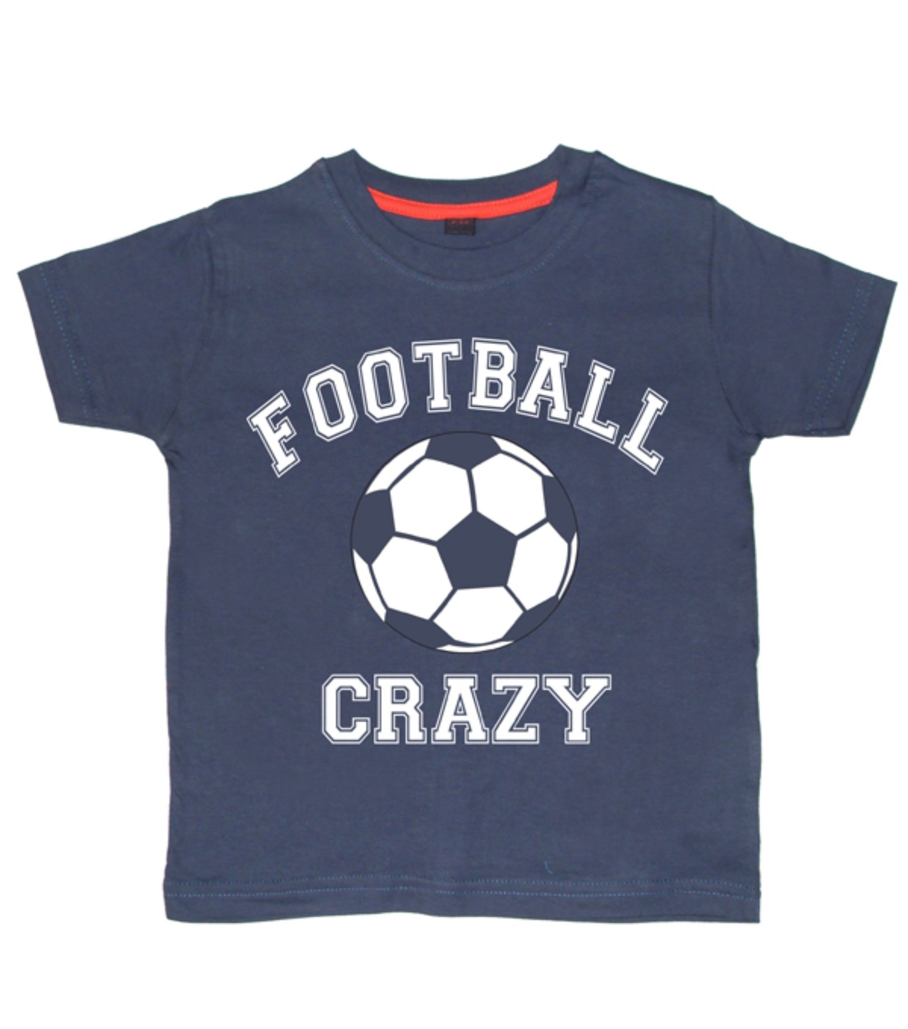Edward Sinclair | Football Crazy | 3-4 Years | Navy Kids T-Shirt