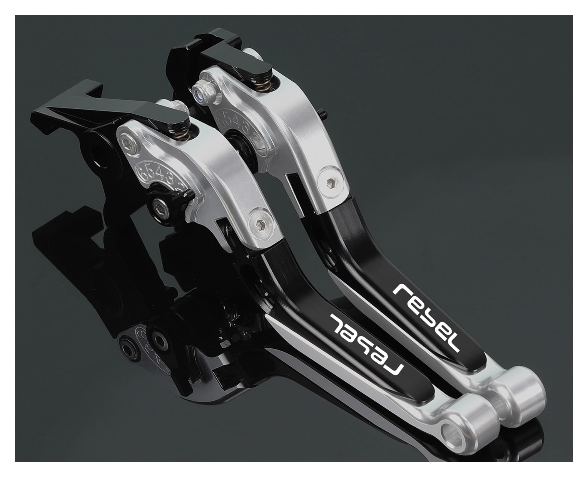 Lijiurger Sliver Motorcycle Clutch Lever For Cm/Cmx For Rebel 300/500 Cmx500 Cm500 2016-2024 Motor Brake Lever Clutch Set Adjustable Folding Handle Guard Levers