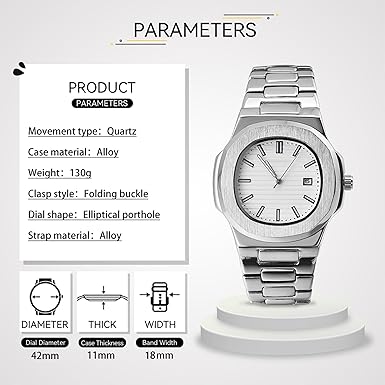 Orologi da polso BARAMON da uomo, movimento al San Marino