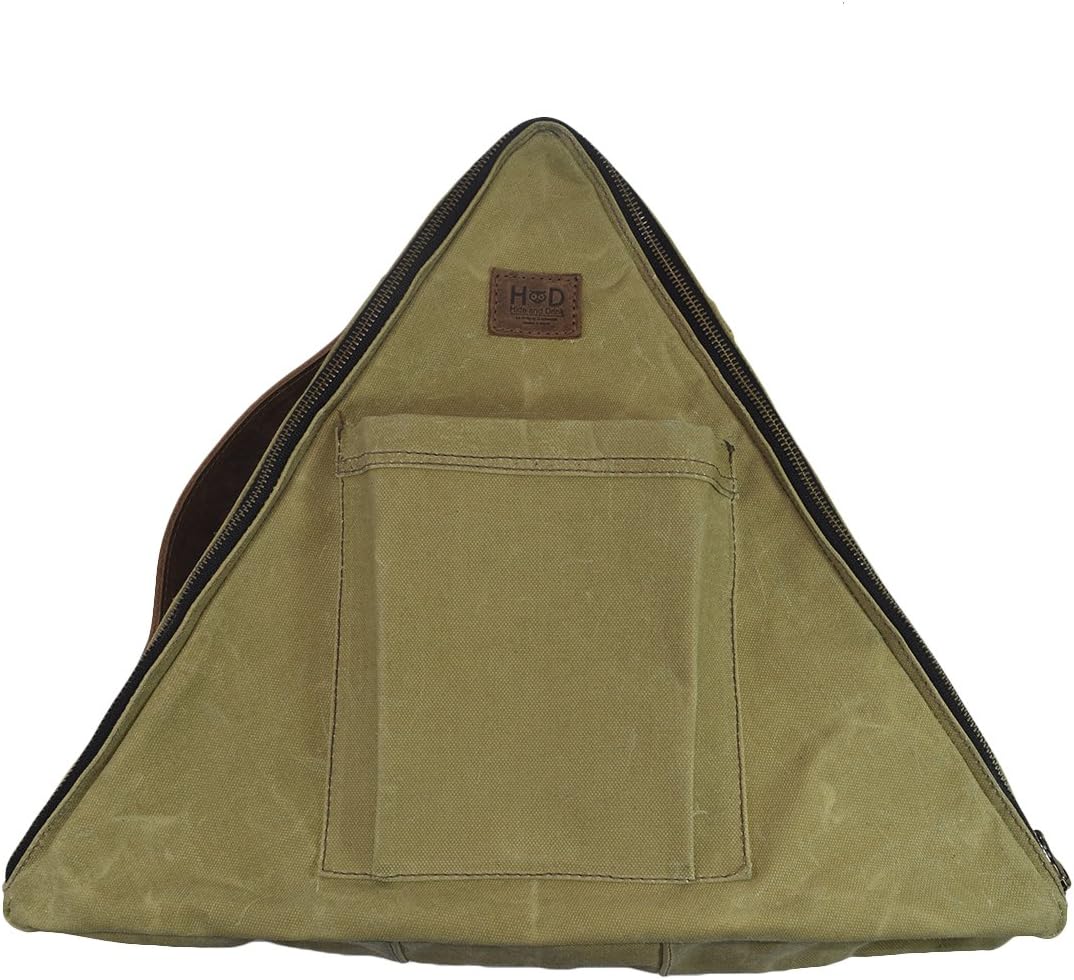 Waterproof Waxed Canvas Emergency Case For Roadside Preparedness Travel, RV, Camping, Car Handmade by Hide & Drink