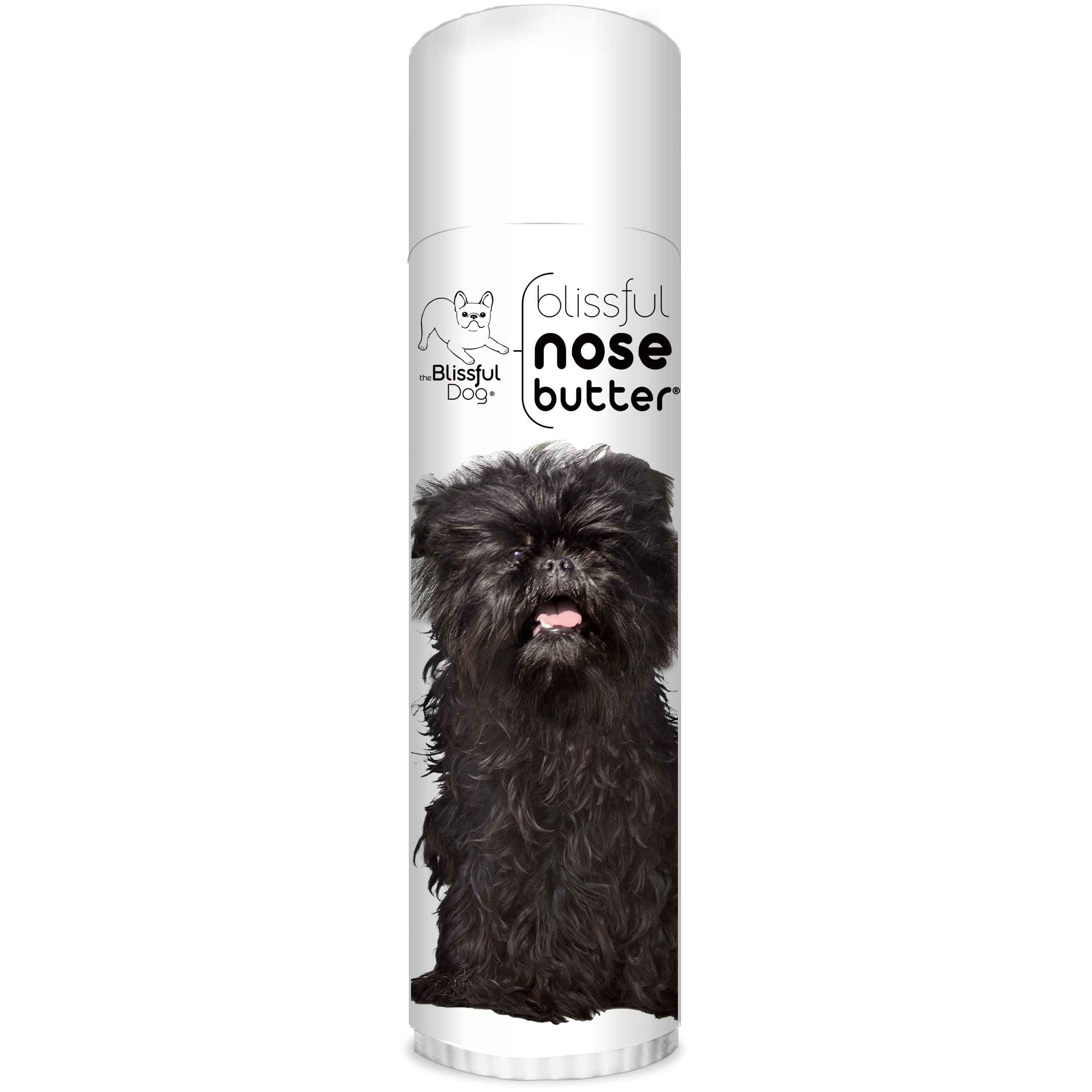 The Blissful Dog Affenpinscher Nose Butter for Dry, Cracked Skin, Lick-Safe Dog Nose Balm with Moisturizing Shea Butter, Almond, Olive, and Essential Oils, Pet Supplies, Uncented, 0.50 oz.