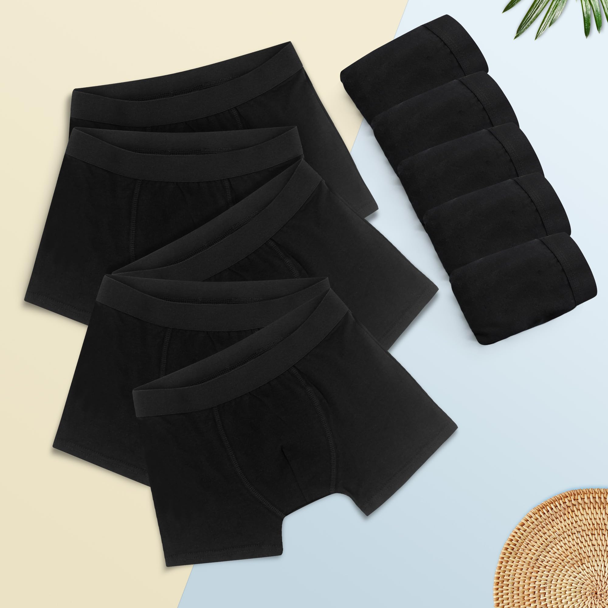 Jungen Boxershorts Unterhosen aus Baumwolle Boxershorts Unterhosen für Jungen Kinder Unterhose Unterwäsche 134-176 12er Pack 1605BL