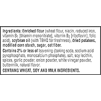 Vista 10 de Kellogg's Club Cracker Crisps, galletas horneadas, aperitivos de fiesta, rancho (6 bolsas)