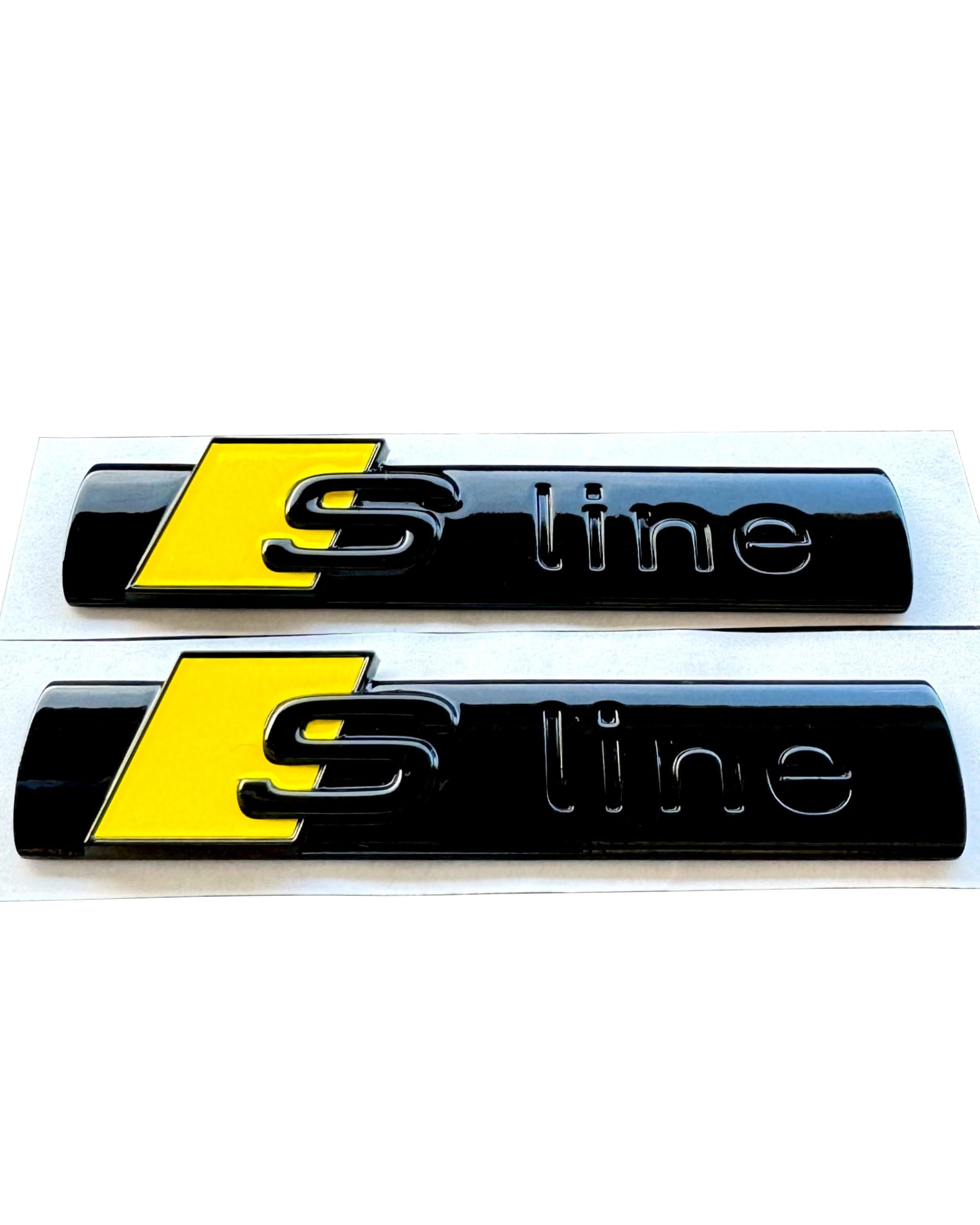 ORIGINAL AUDI S-LINE Schriftzug Logo Zeichen Emblem 8N0 853 601 A 2X Stück EUR 14,99 - DE