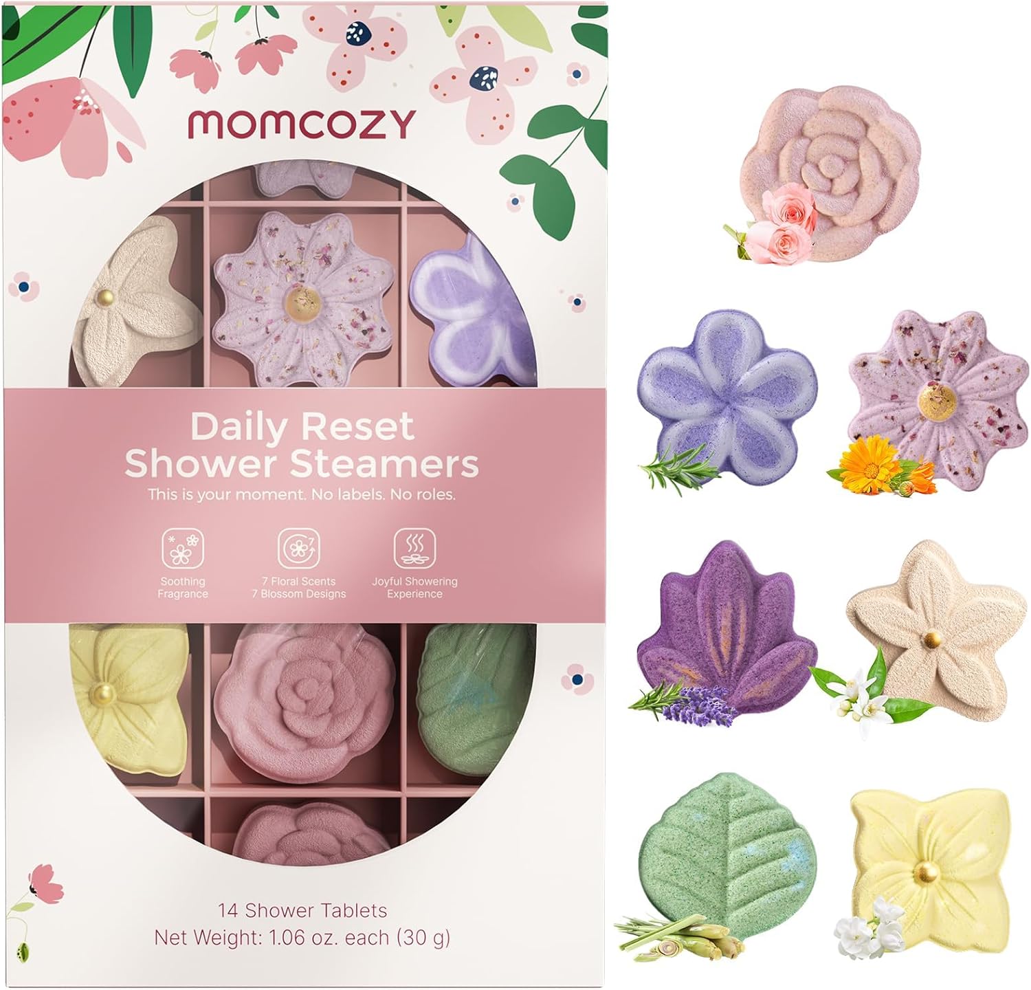 Momcozy 14 Pack Shower Steamers Aromatherapy... Momcozy 14 Pack Shower Steamers Aromatherapy...