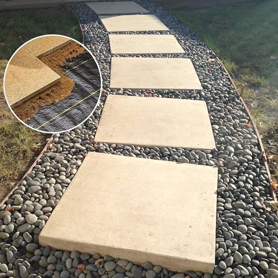 Agfabric 3x100 Ft Landscape Fabric Weed Barrier Ground Cover Garden Mats for Weeds Block in Raised Garden Bed