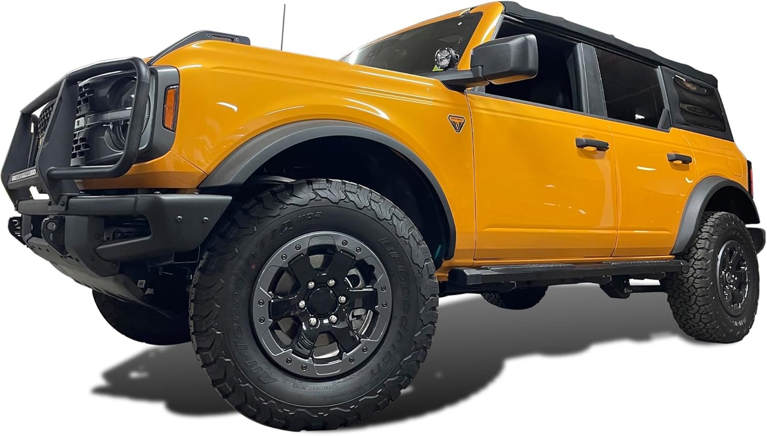 Vanguard Black Powdercoat Brush Guard | Compatible with 21-25 Ford Bronco Ford Performance only