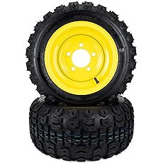 (2) Industrial Tire Assemblies 18x8.50-10 Fits John Deere 1023E 1026R 1025R LVA20123