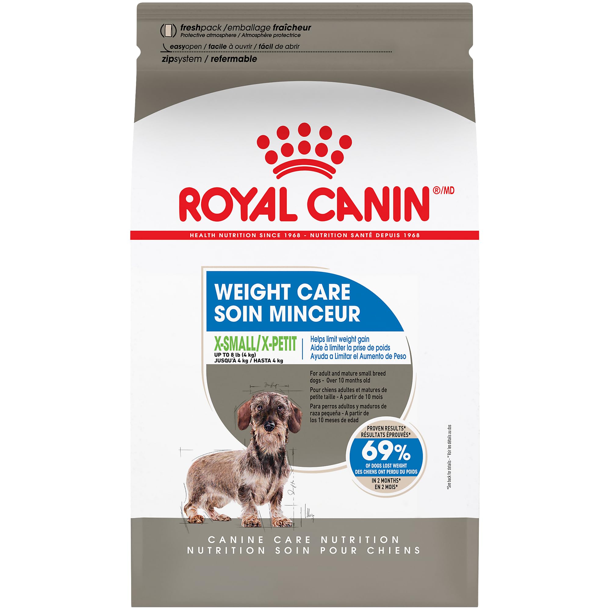 Canine Care Nutrition X-Small Weight Care Adult Dry Dog Food, 2.2 lb Bag