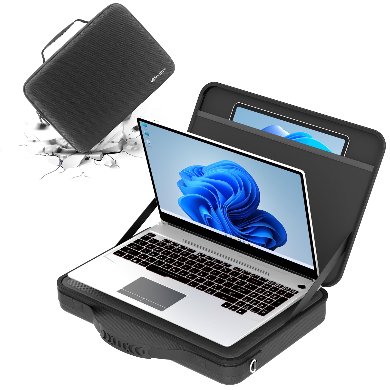 Custodia Rigida Smatree EVA Per Lenovo Yoga Slim 7x, ThinkPad L14, E14, ThinkBook 14 E IdeaPad Slim 3 – 14 Pollici