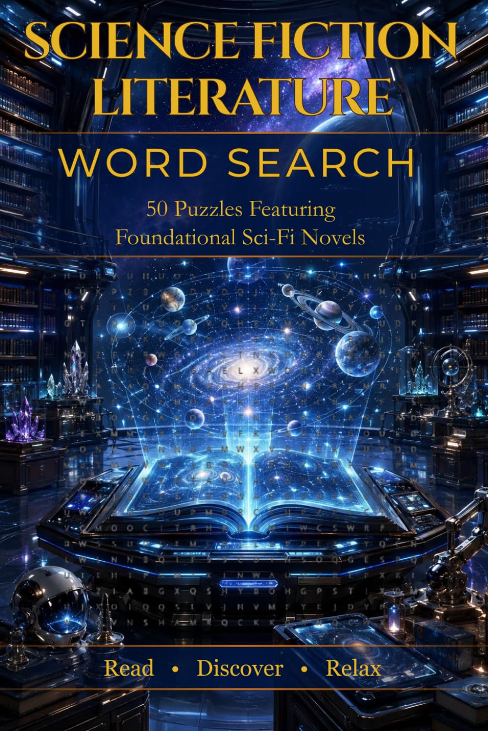 Science Fiction Literature Word Search: 50 Puzzles Featuring Foundational Sci-Fi Novels (The Literary Collection)
