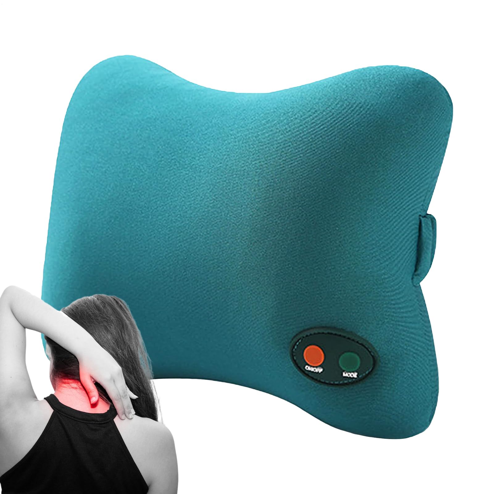 Electric Massage Pillow, Soft Vibration Neck Back Massager with Heat,  Portable Lower Back Massager, Muscle Stimulators for Home Car Bed Sofa Hand  Foot Travel Pregnancy Driving : Amazon.co.uk: Health & Personal Care
