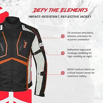 Amazon.com: HWK Motorcycle Jacket for Men and Women Scorpion