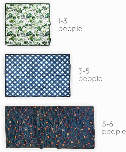 Miniatura 8 de Little Unicorn - Manta para exteriores o interiores, diseño soleado, 100% poliéster, impermeable, fácil limpieza y transporte, para bebés o niños