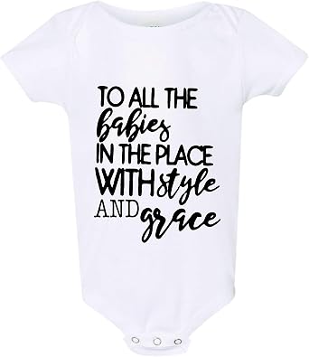 Freedomtees To All The Babies Funny Baby Gift Rap Lyrics Style and Grace Unisex Bodysuit shirt Gangster Baby