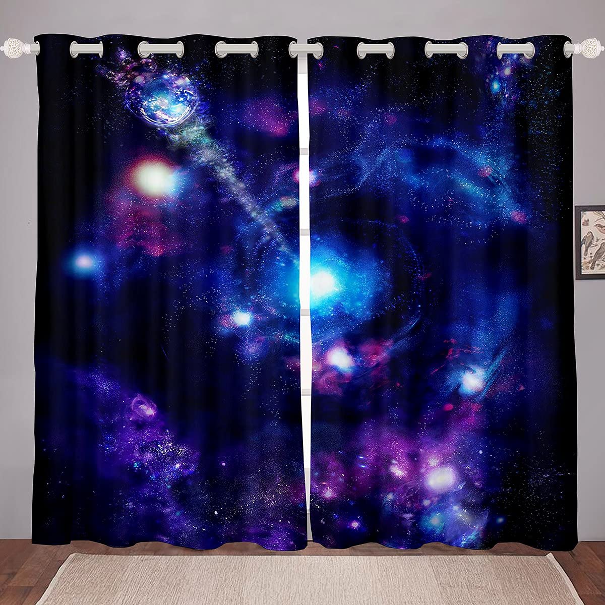 Rideaux de fenêtre sirène occultants pour embellir une chambre d'enfant ou ado fille