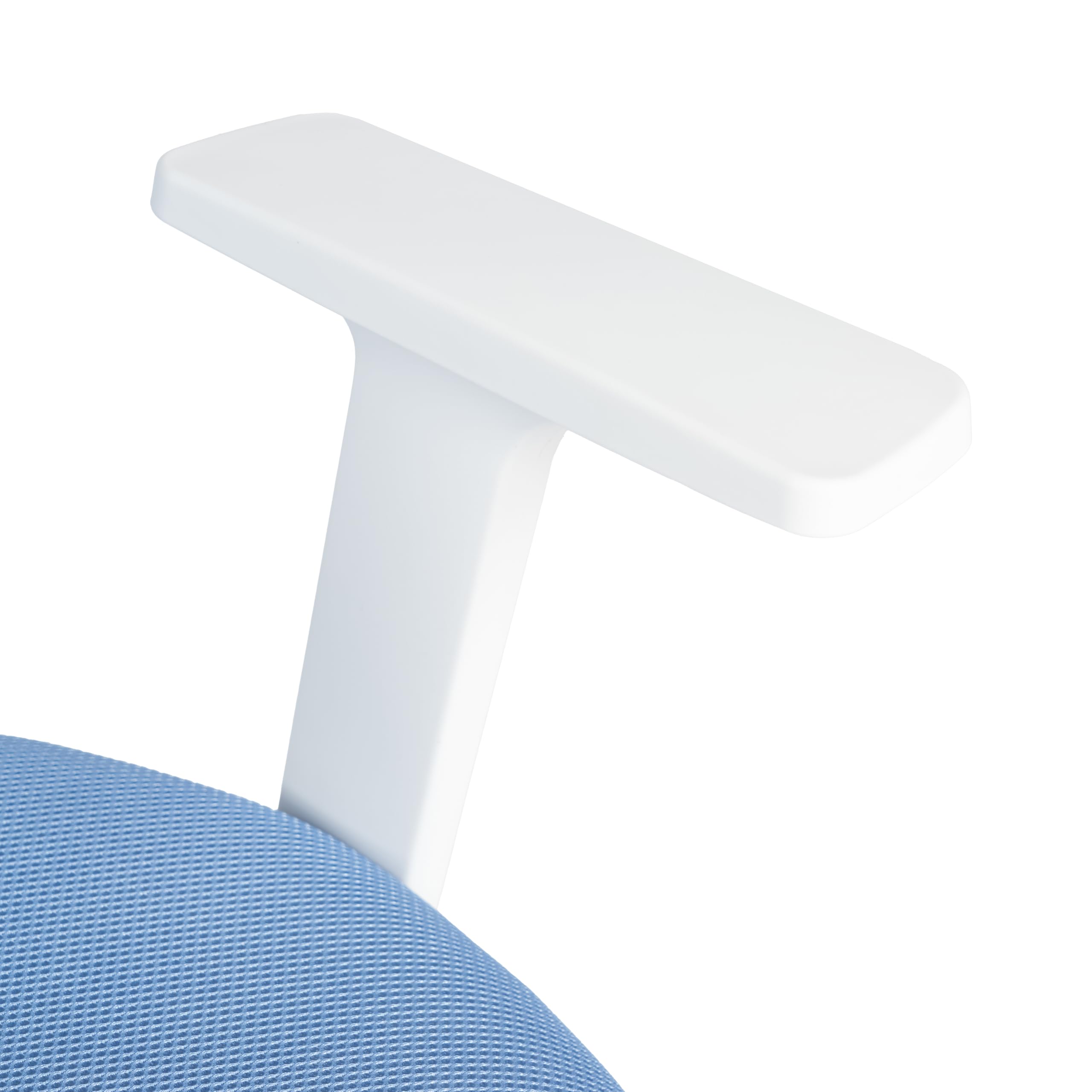 HOMYLIN Chaise de salle de réunion ergonomique, élégante chaise réglable en hauteur avec roulettes pour bureau, salle de conférence, bleu