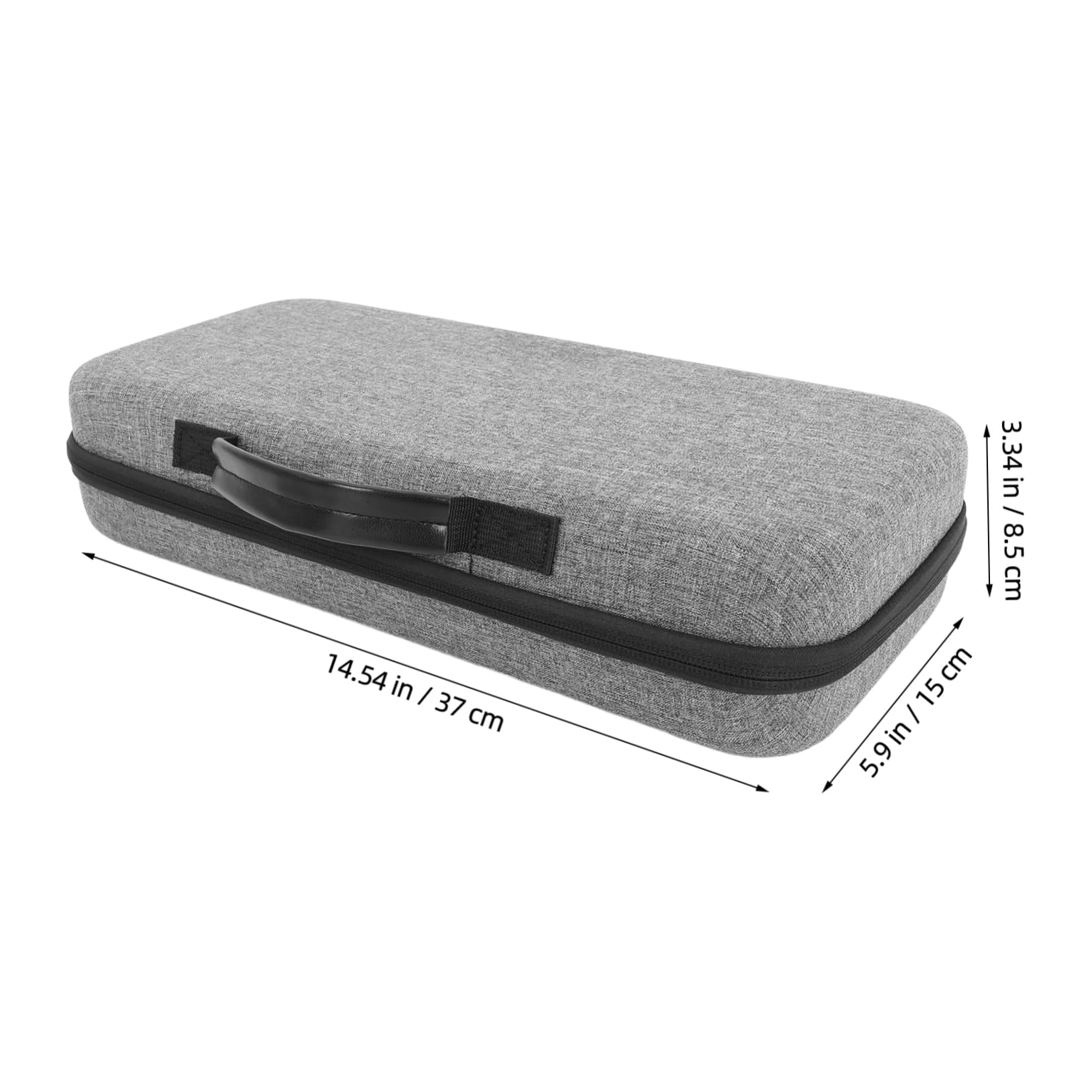 Bolsa de Transporte para Teclado Mecánico Eva Portátil con Asa | Interior Suave Resistente a Golpes, para Hogar y Viaje de Negocios, Ligera para Profesionales y Jugadores
