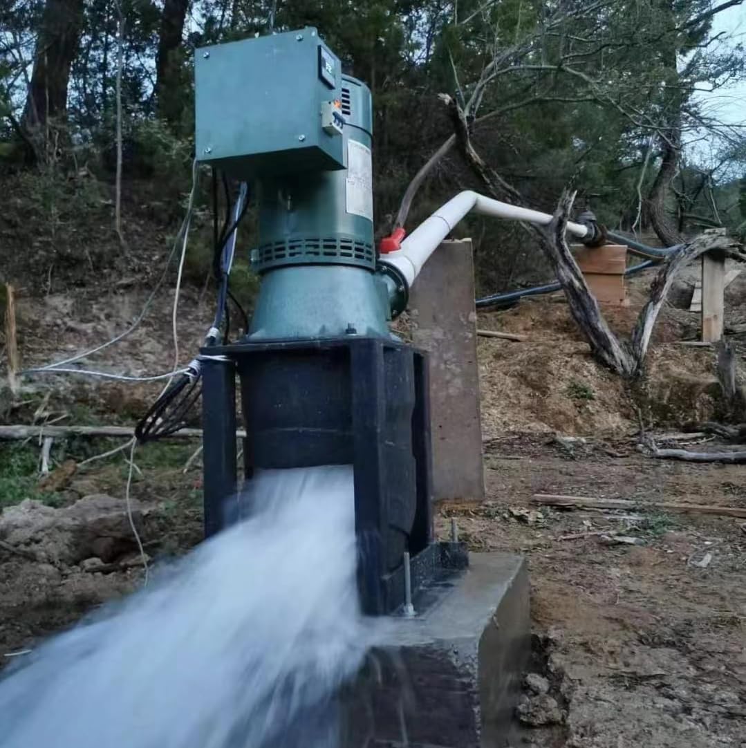 Pelton Generador Hydro, 10000W 400V Trifásico Turbina hidráulica Centro de Cobre Completo Alta energía Impacto Oblicuo generador eléctrico de hidro-turbina Generador de Rueda hidráulica 50Hz