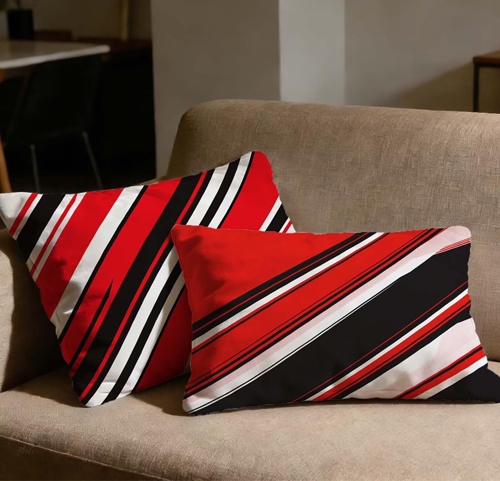 Housse de coussin rouge velours 60x90 pour protéger et embellir vos oreillers